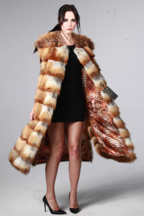 Kožušinová vesta z činčila