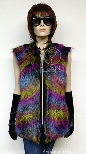 Líščia vesta, vyrobená z líšky