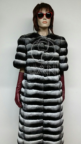 Kožušinová bunda z činčily