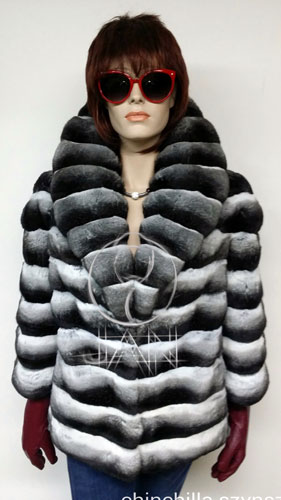 Kožušinová bunda z činčily