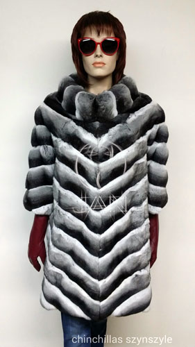 Kožušinová bunda z činčily